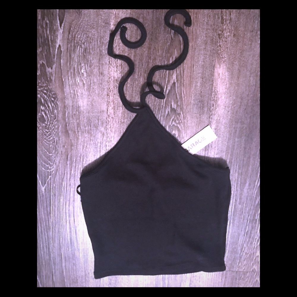 Garage halter top